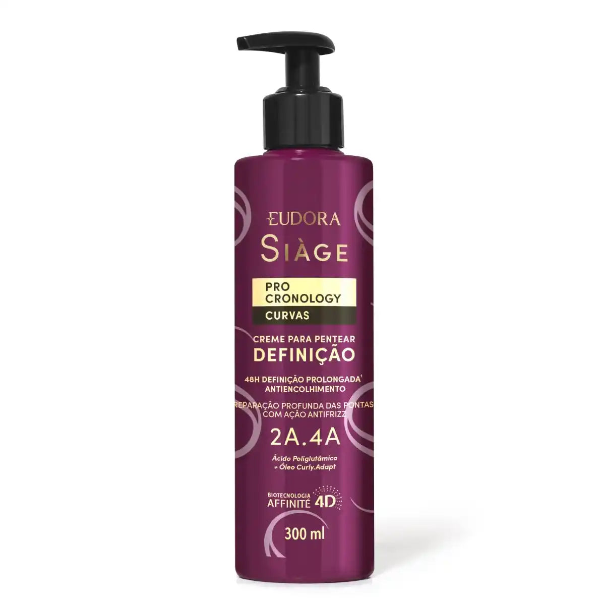 Eudora Siàge Creme Para Pentear Definição Pro Cronology Curvas 300ml