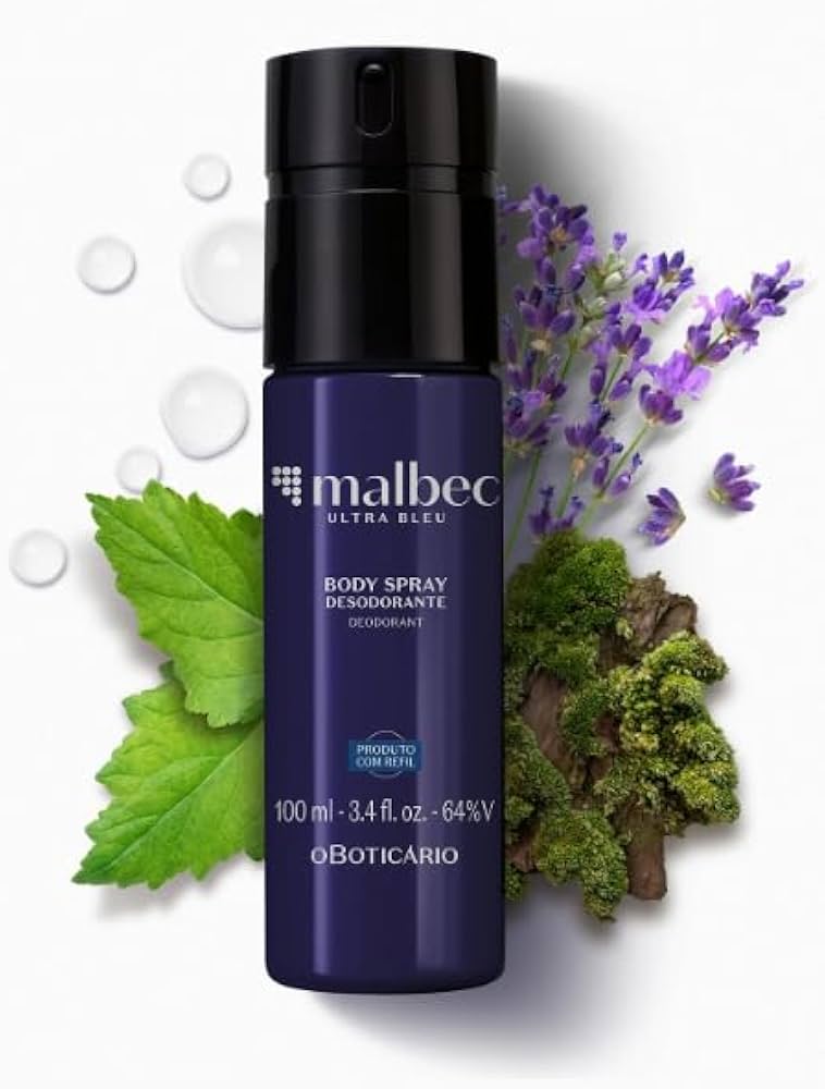 Malbec Ultra Bleu Desodorante Body Spray, 100ml O Boticário