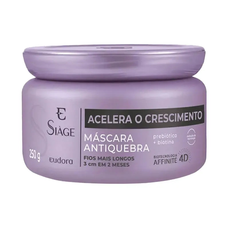 Eudora Siàge Máscara Antiqueda Acelera o Crescimento 250g