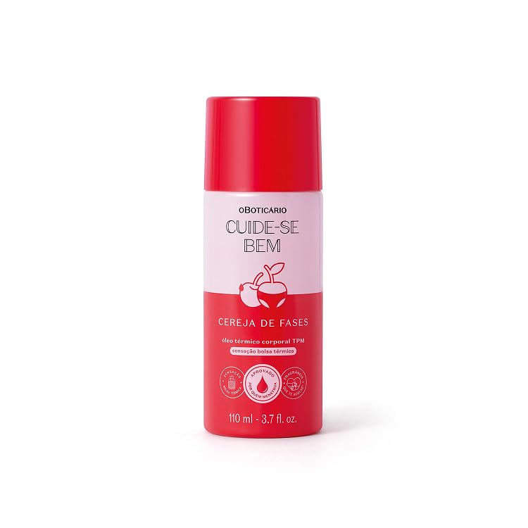 Óleo Térmico Corporal Cuide-se Bem Cereja De Fases 110ml Floriental Frutal