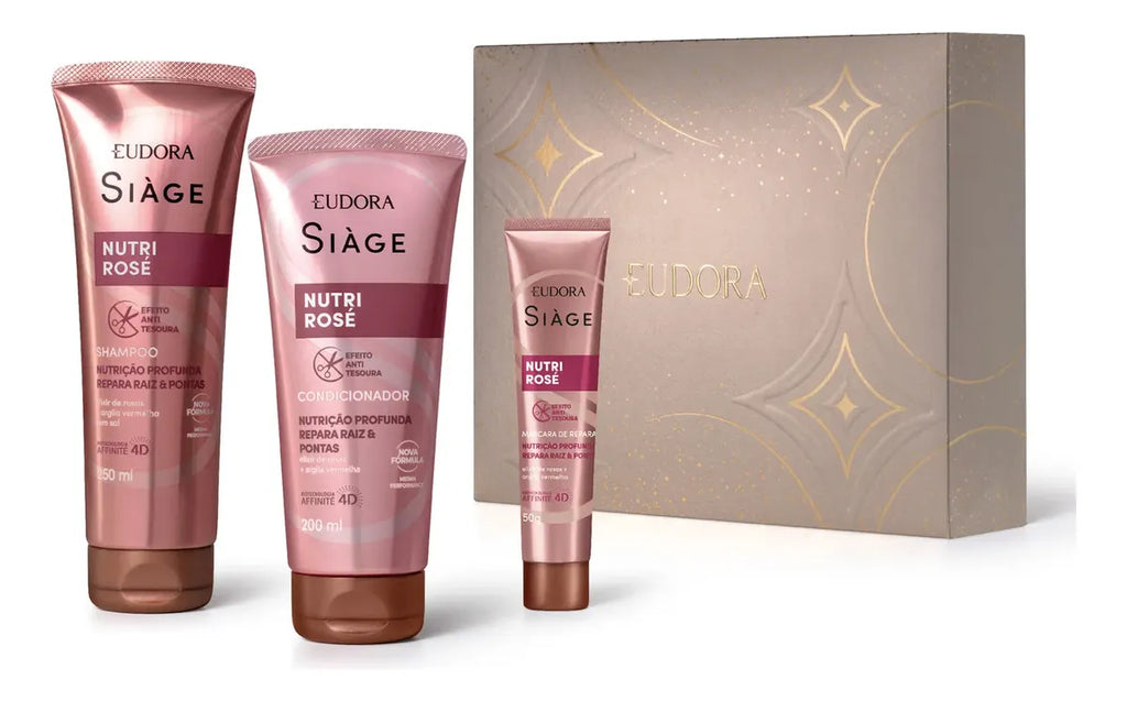 Kit Presente Natal Siàge Nutri Rosé (3 Itens)