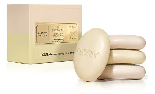 Combo Presente Instance: Sabonete Vegetal em Barra Sortido 4x80g