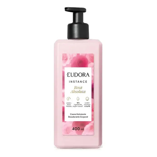 Eudora Creme Hidratante Corporal Instance Rosa Absoluta 400ml