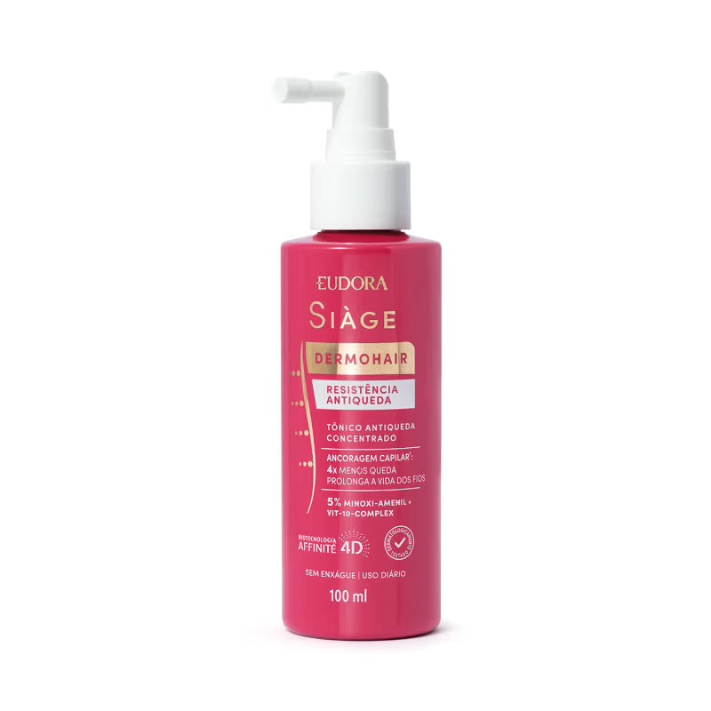 Eudora Siàge Tônico Concentrado Dermo Hair Resistência Antiqueda 100ml
