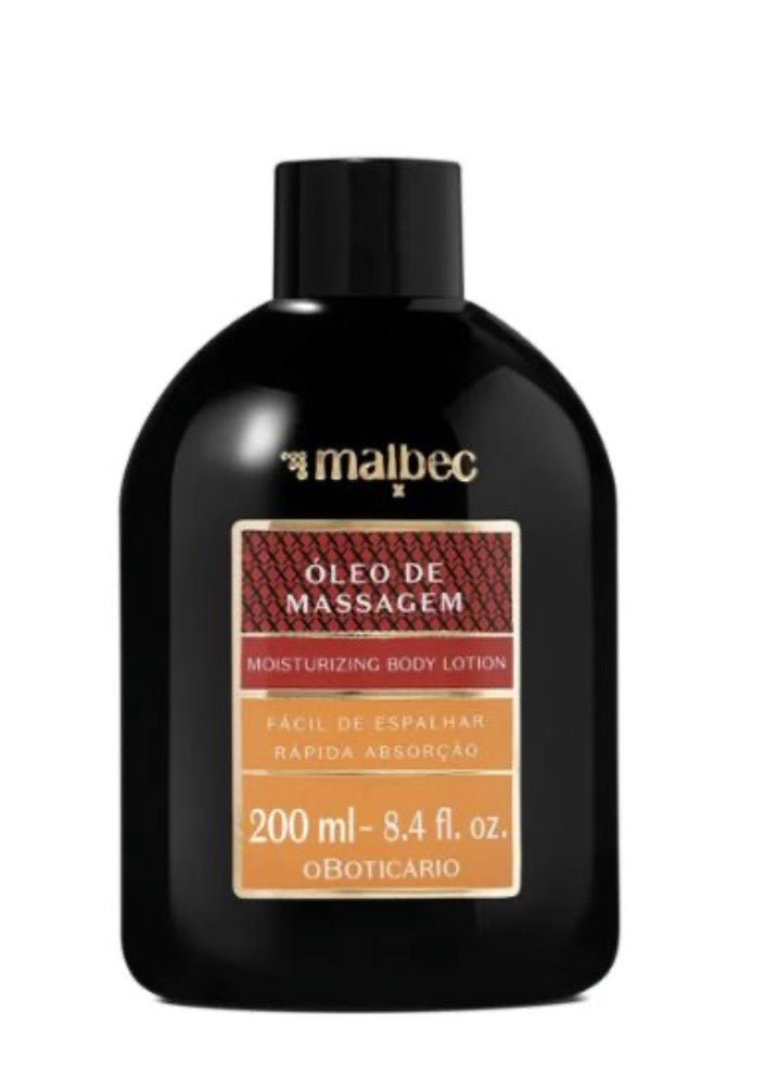 ÓLEO DE MASSAGEM MALBEC X