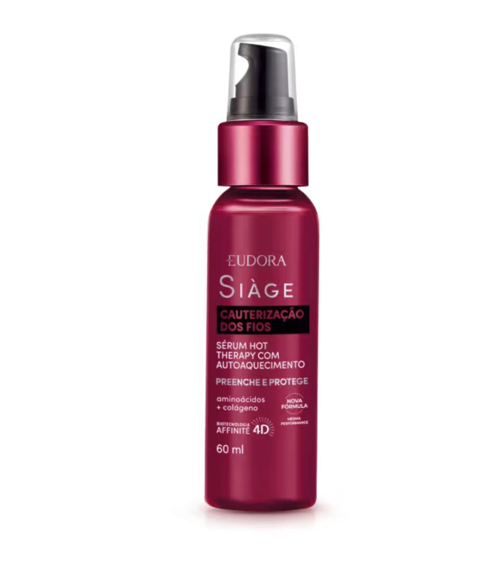 Eudora Siàge Sérum Capilar Hot Therapy Cauterização dos Fios 60ml