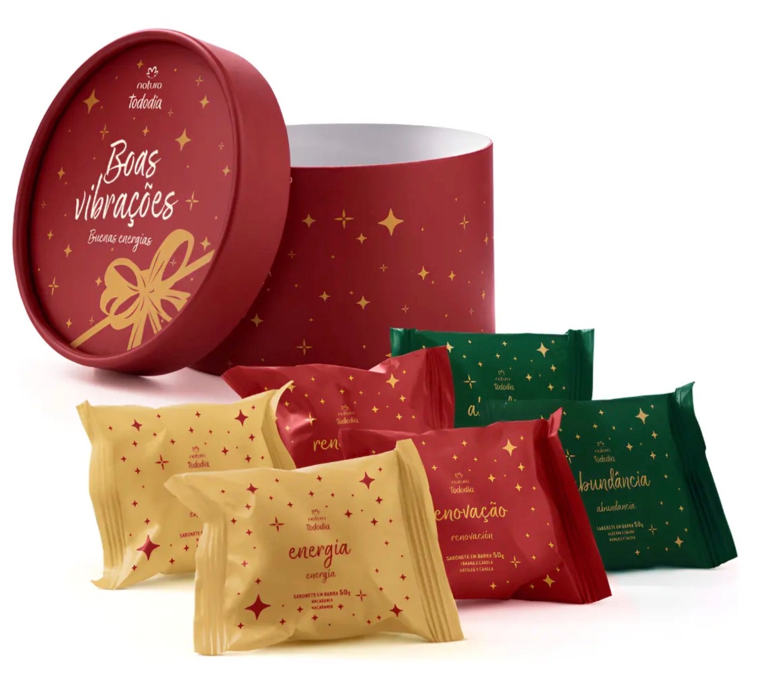 Natura Tododia Sabonetes em Barra Miniaturas Estrelas 6un 50g