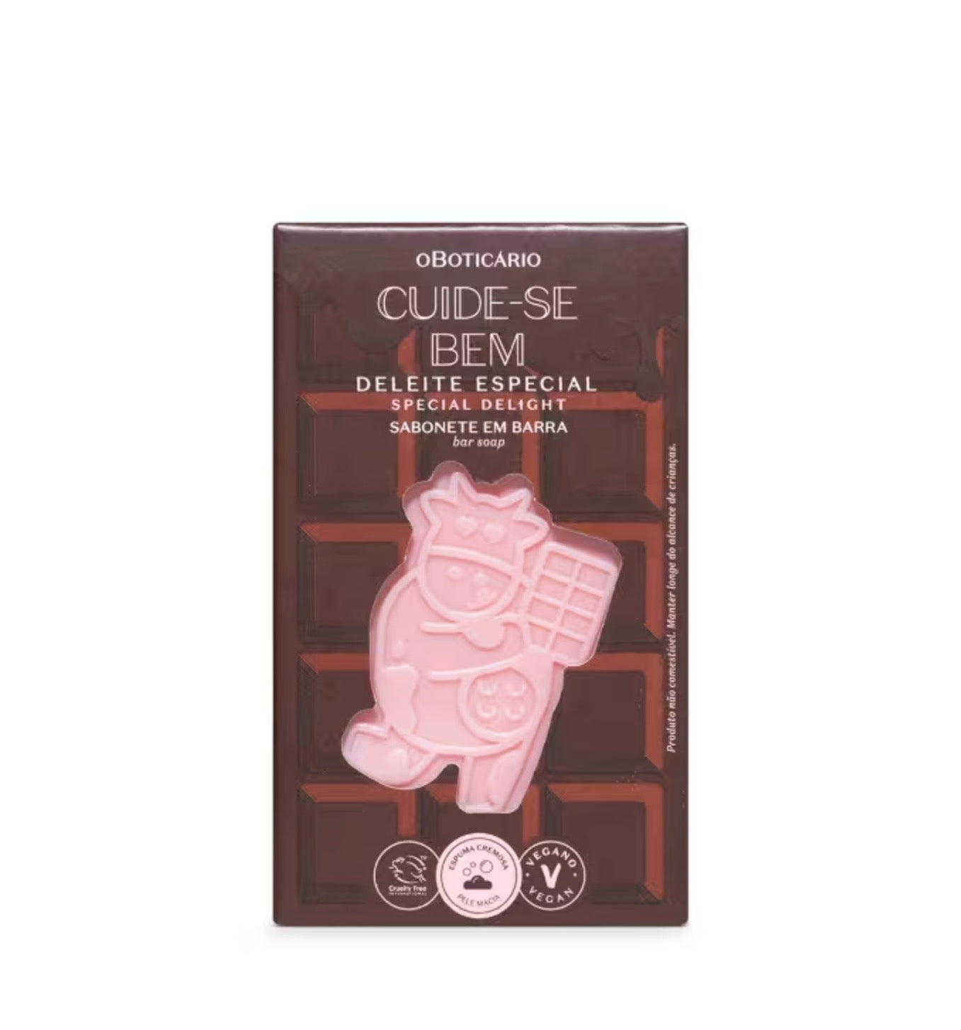 Sabonete em Barra Corporal Cuide-se Bem Deleite Chocolatudo 120g