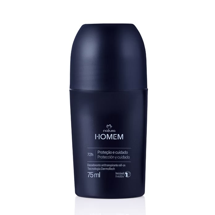 Natura Homem Clássico Desodorante Antitranspirante Roll-on Masculino 75ml