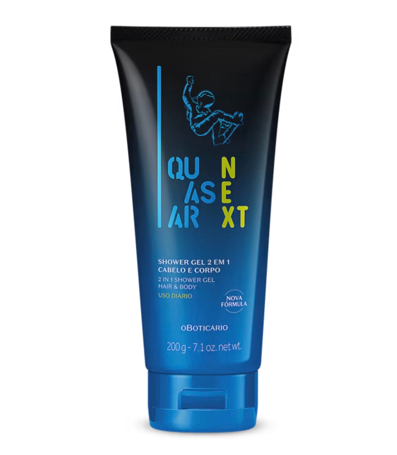 Shower Gel Infantil 2 em 1 Cabelo e Corpo Quasar Next 200g