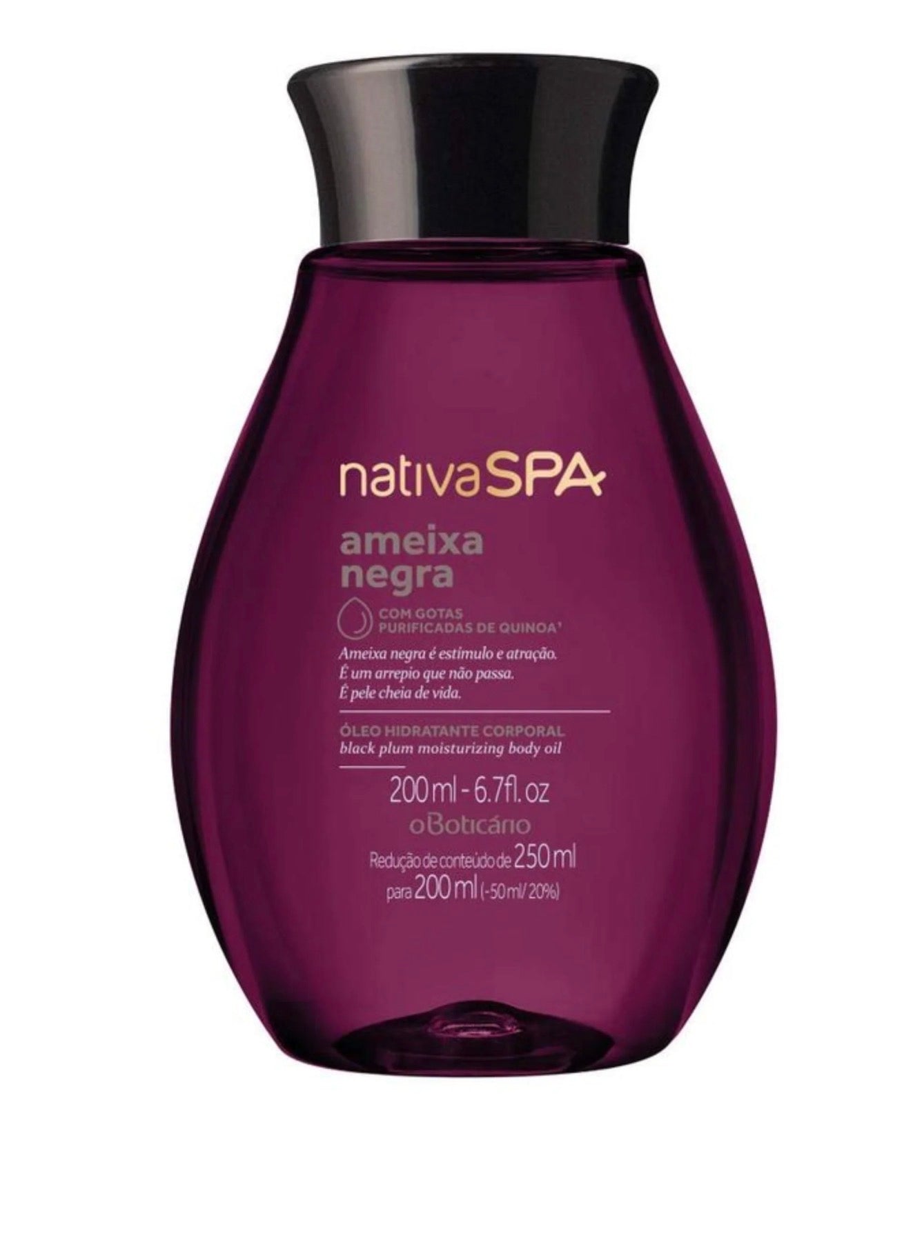 Nativa SPA Ameixa Negra Óleo Corporal 200ml