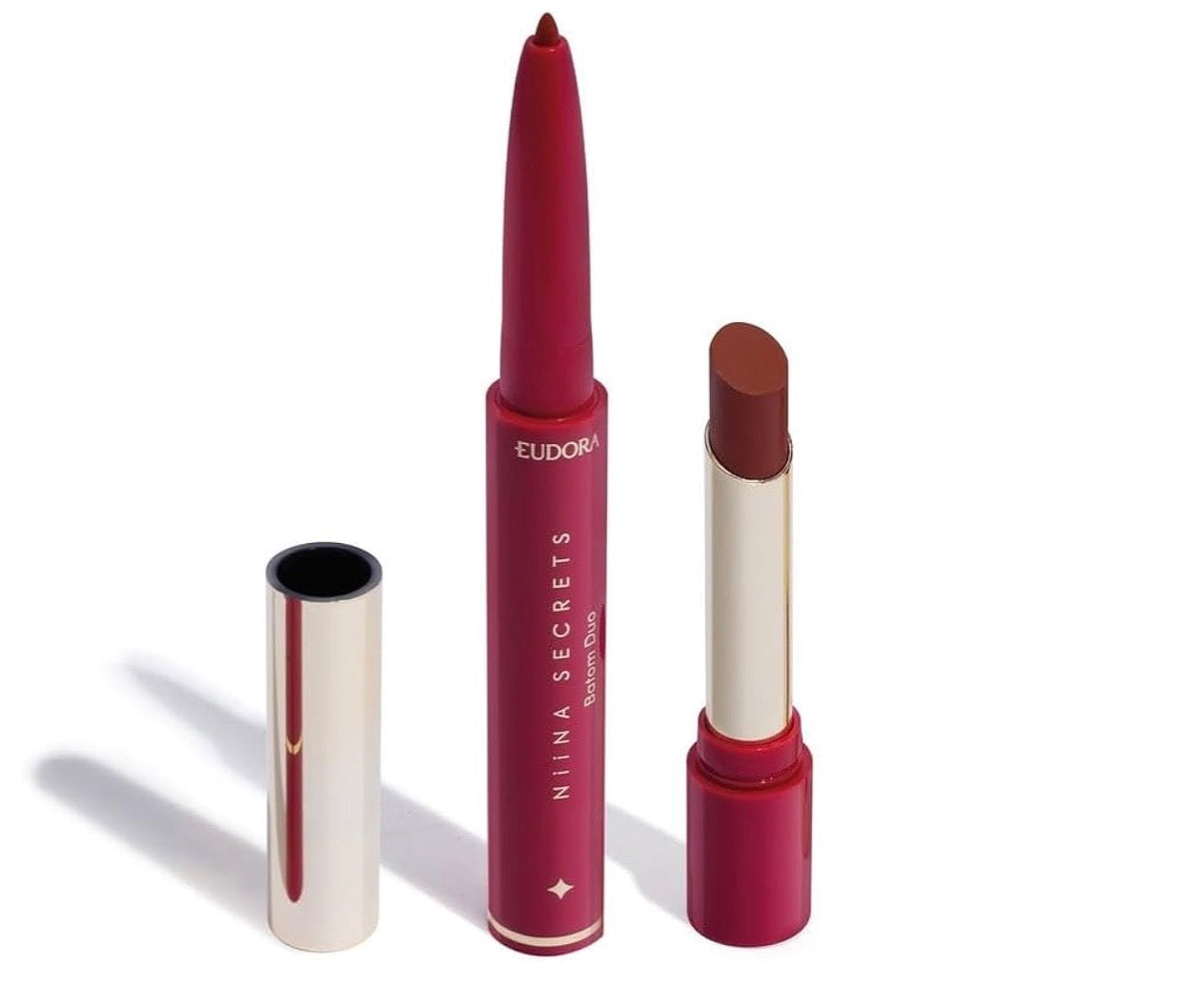 Niina Secrets Perfect Match Batom Duo Avelã 1,65g