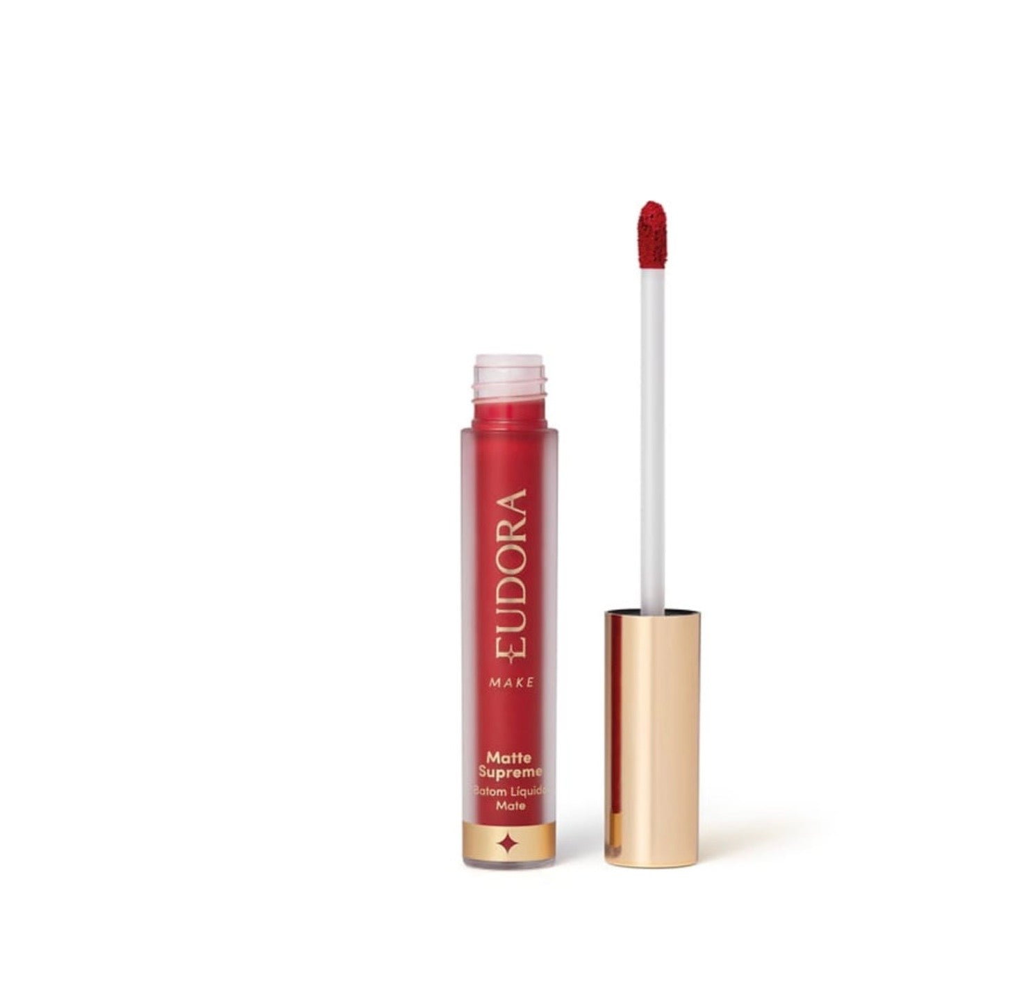 Eudora - Matte Supreme (Labios) - Batom Liquido Vermelho Ambar 4,0Ml