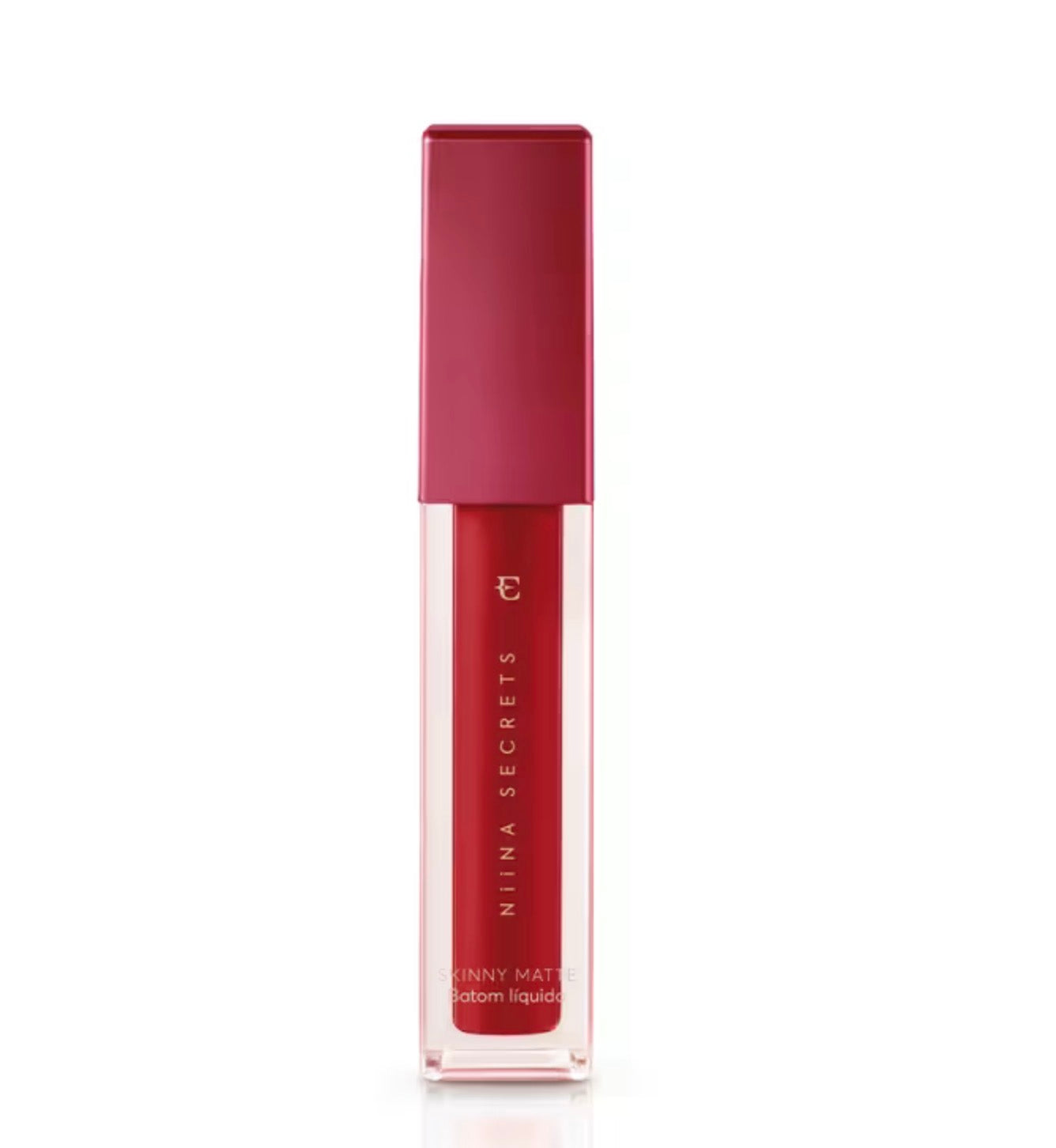 Batom Líquido Vermelho Hibisco Niina Secrets Skinny Matte 5ml