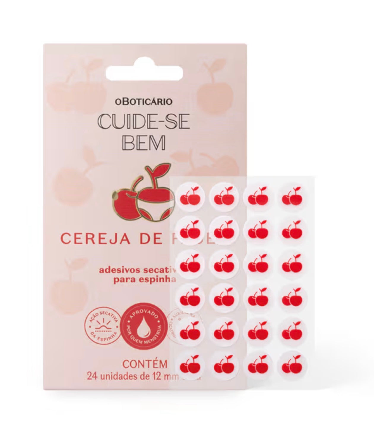 Adesivos Secativos Para Espinha Cuide-se Bem Cereja De Fases