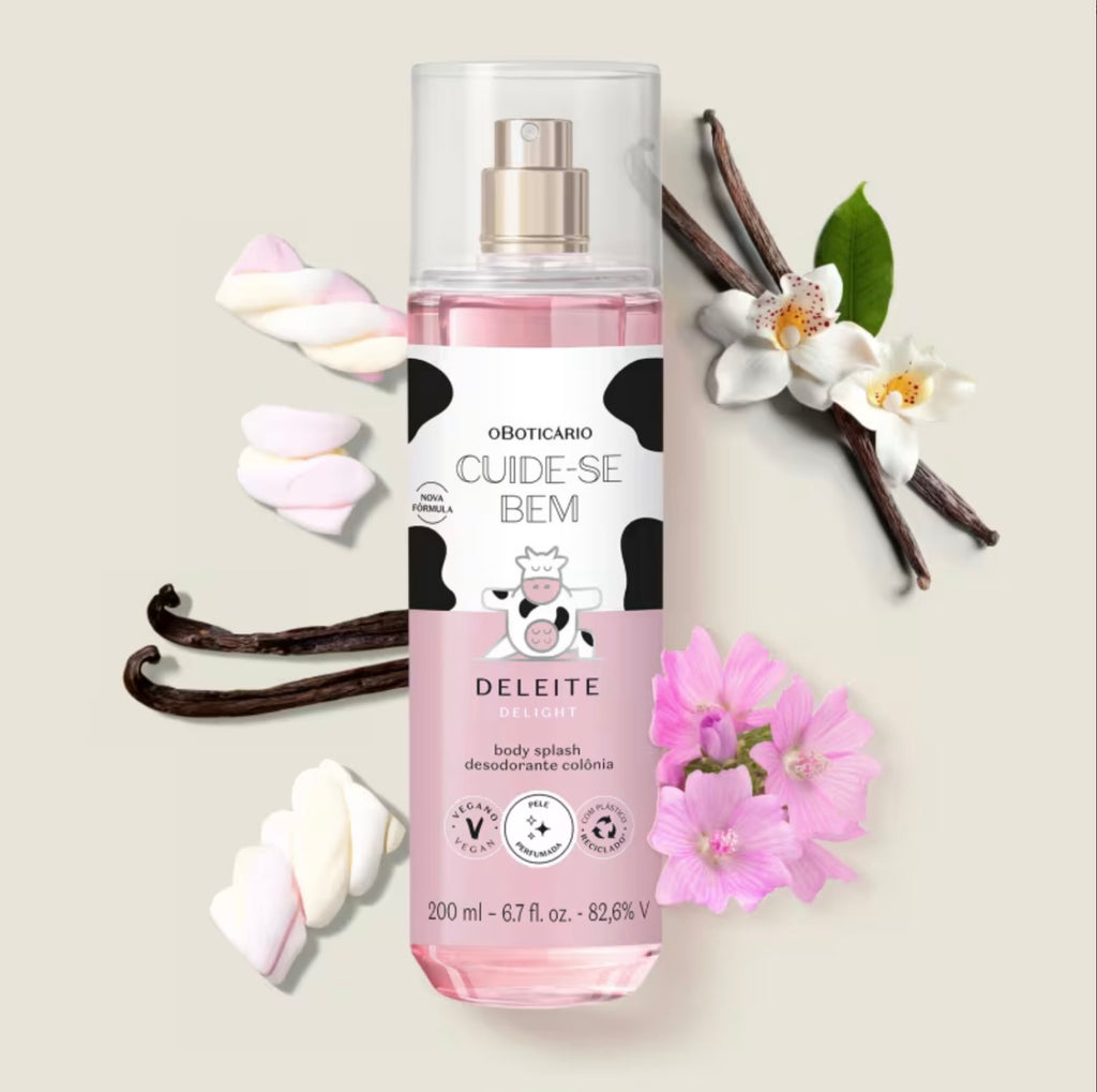 O Boticário Body Splash Cuide-Se Bem Deleite 200ml Feminino