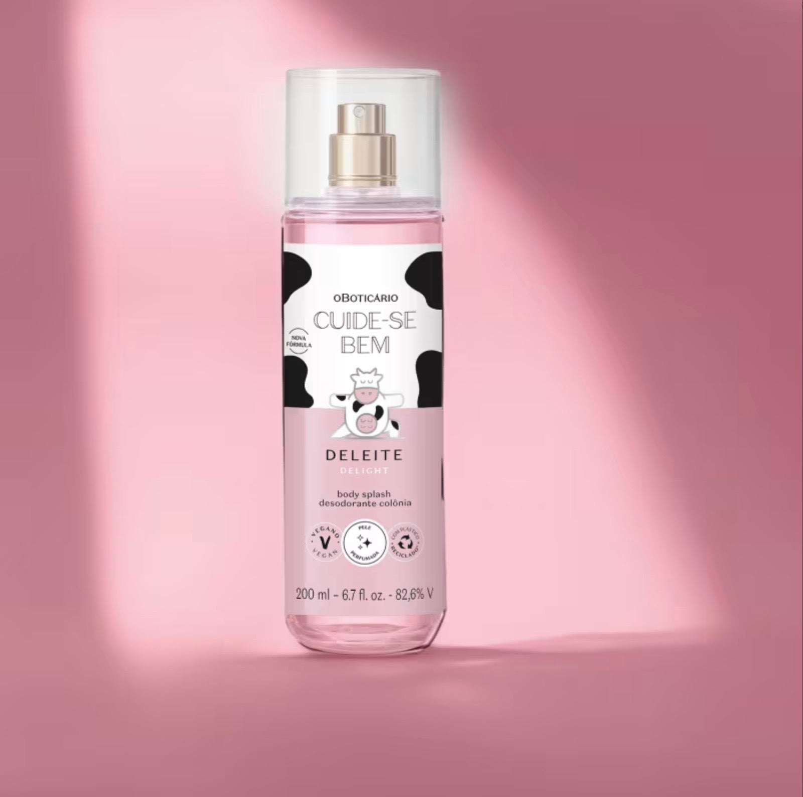 O Boticário Body Splash Cuide-Se Bem Deleite 200ml Feminino