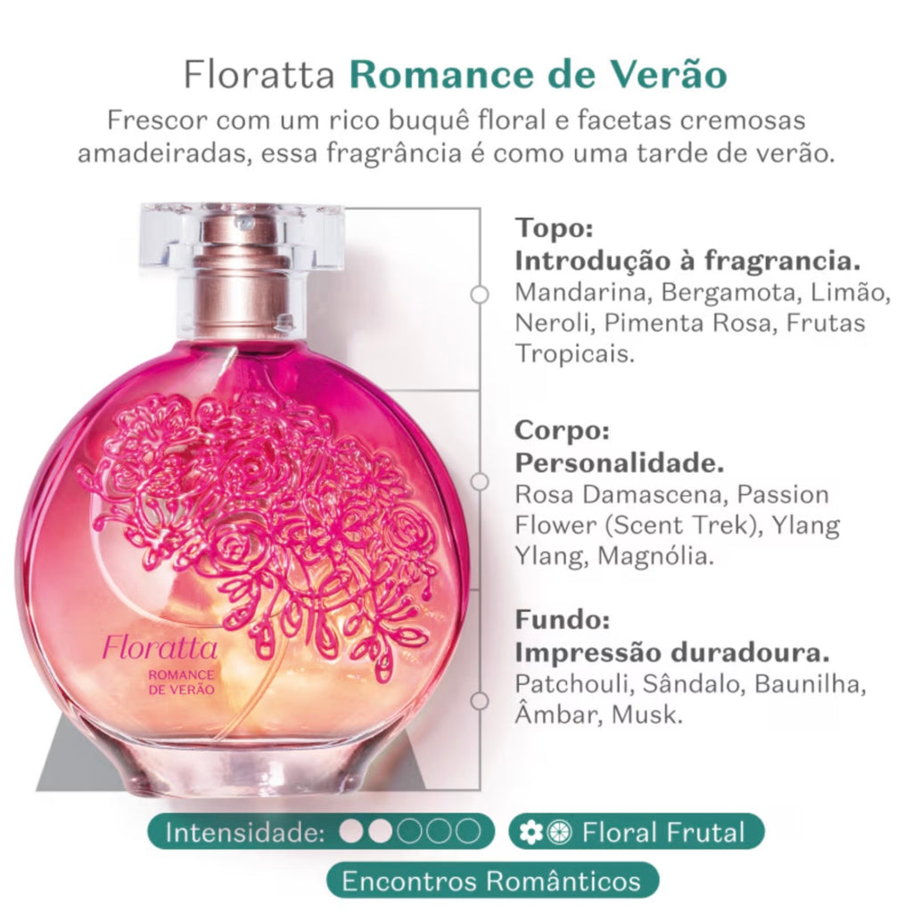 O Boticário Floratta Romance de Verão Desodorante Colônia 75ml Feminino