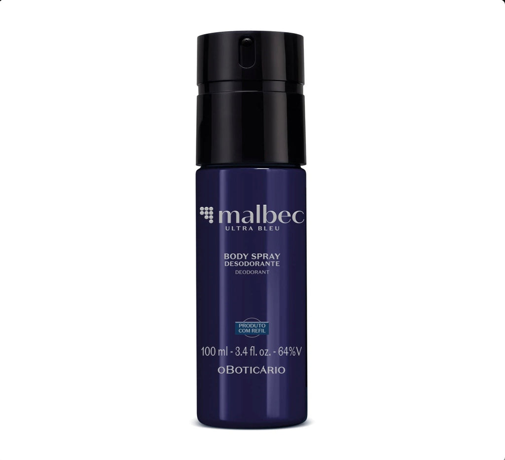 O Boticário Malbec Ultra Bleu Body Spray 100ml Masculino