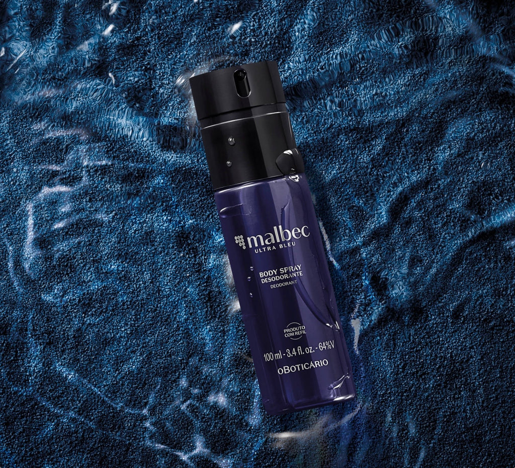 O Boticário Malbec Ultra Bleu Body Spray 100ml Masculino