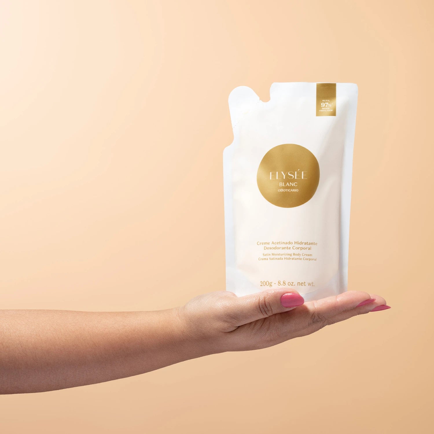 O Boticário Elysée Blanc Creme Hidratante Corporal Refil 200g Feminino