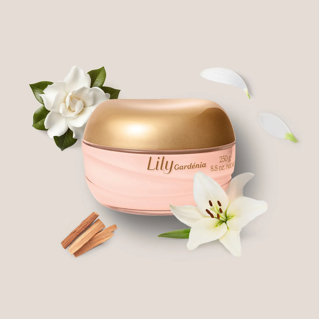 O Boticário Lily Gardênia Creme Acetinado Hidratante 250g Feminino
