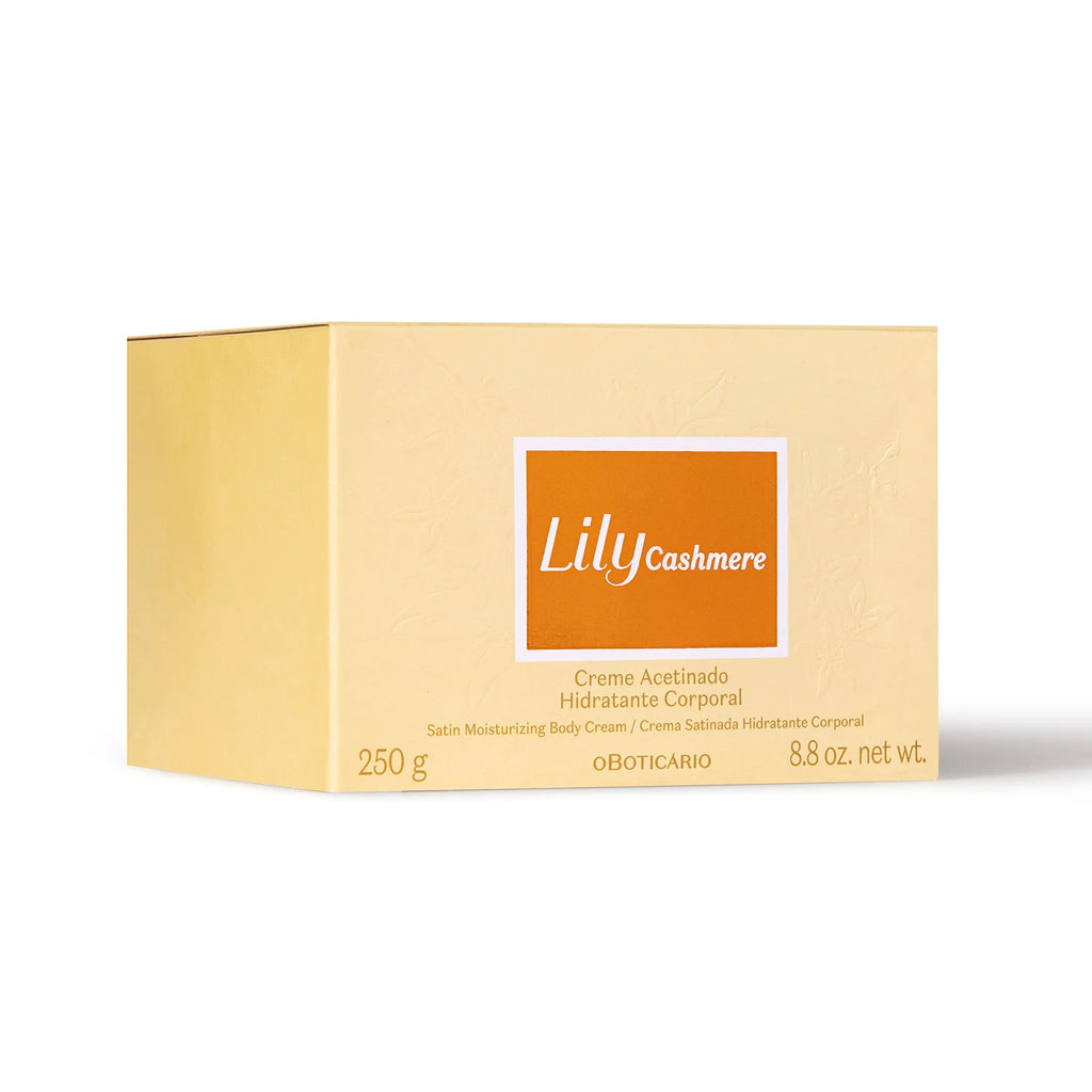 O Boticário Lily Cashmere Creme Acetinado Feminino 250g