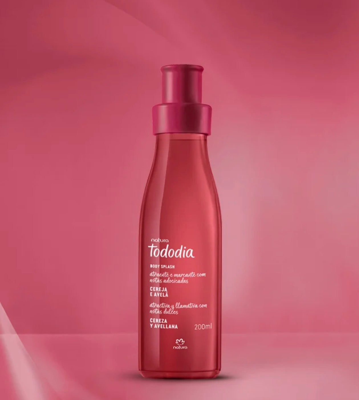 Tododia Cherry and Hazelnut Body Splash - 200 ml Natura. women - Natura - Deodorant