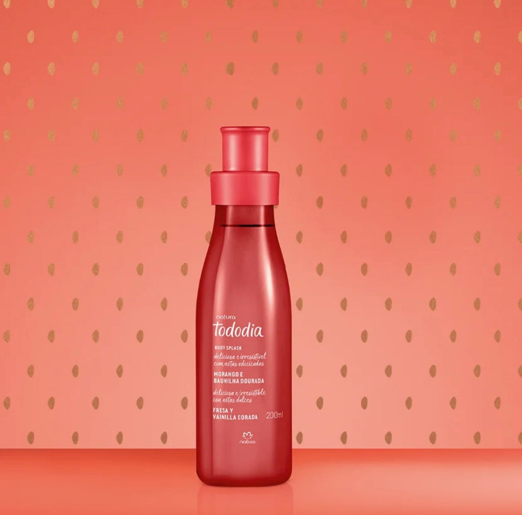 Natura Tododia Body Splash Morango e Baunilha Dourada 200ml Feminino