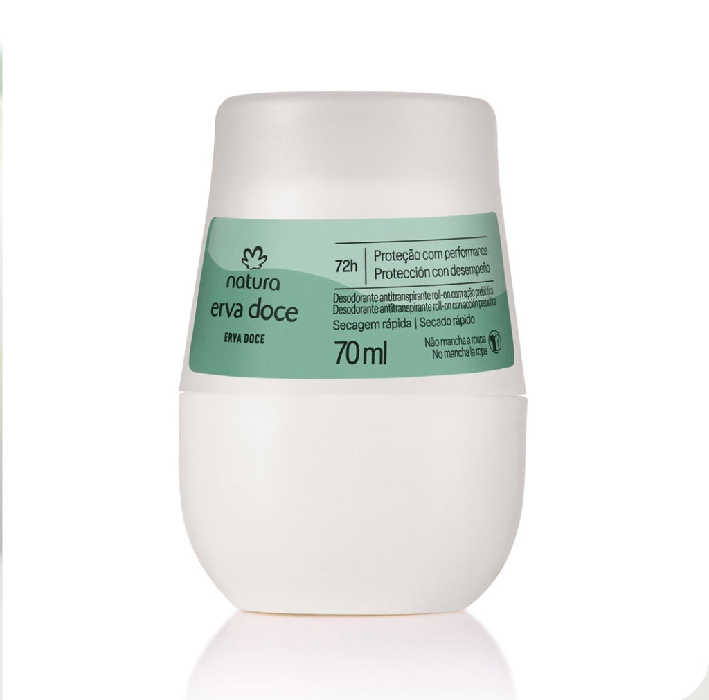 Natura Desodorante Antitranspirante Roll-on Erva Doce 70ml