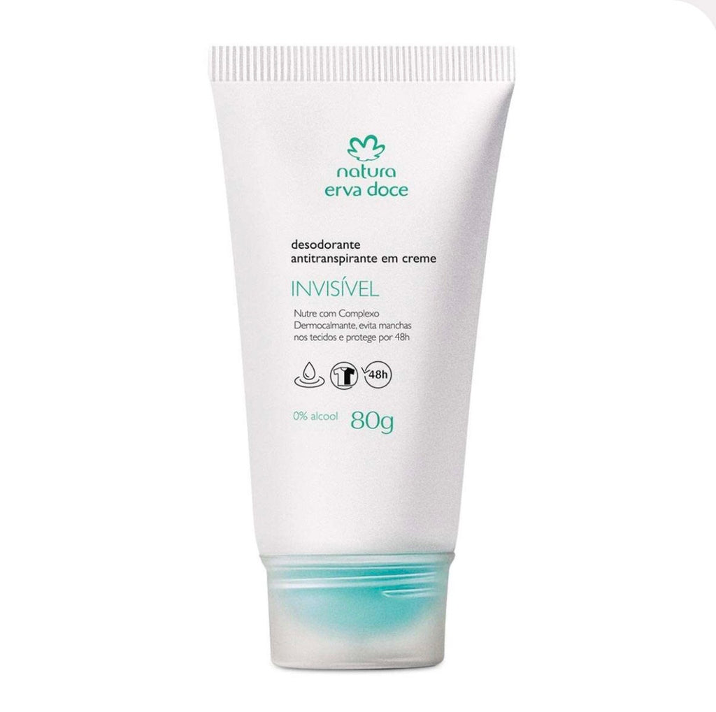 Natura Desodorante Antitranspirante Creme Erva Doce 80g
