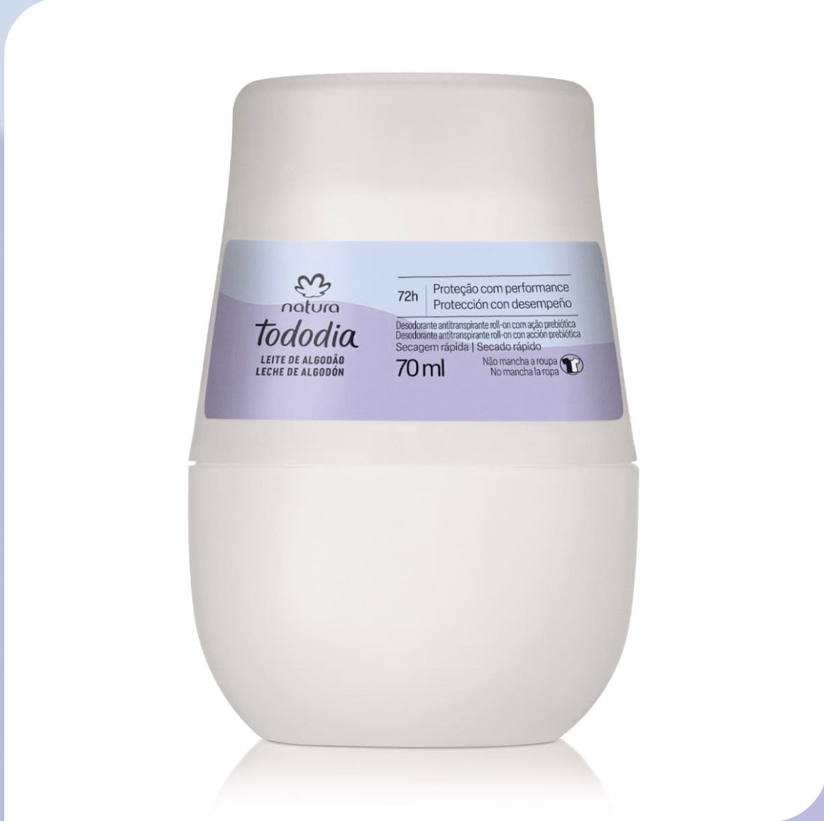 Natura Tododia Desodorante Antitranspirante Roll-on Algodão 70ml