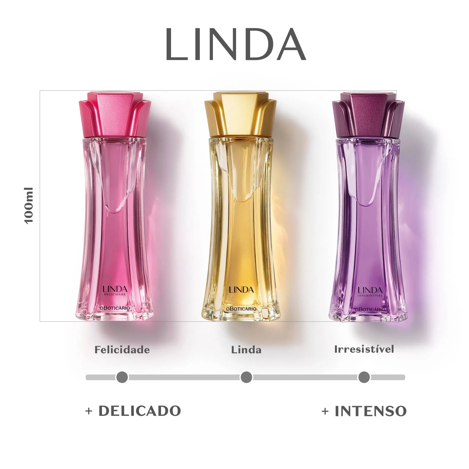O BOTICARIO LINDA DESODORANTE COLÔNIA 100ml