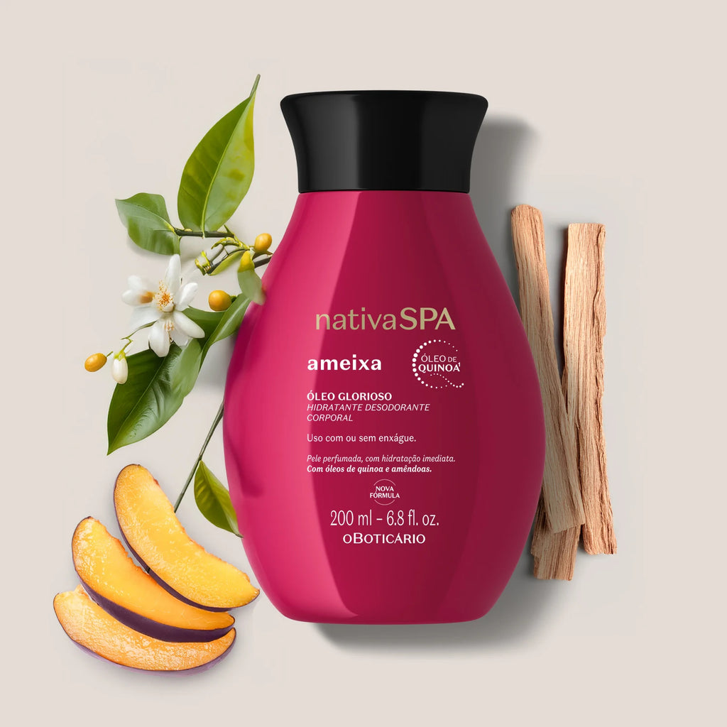 O Boticário Nativa SPA Óleo Glorioso de Banho Ameixa 200ml