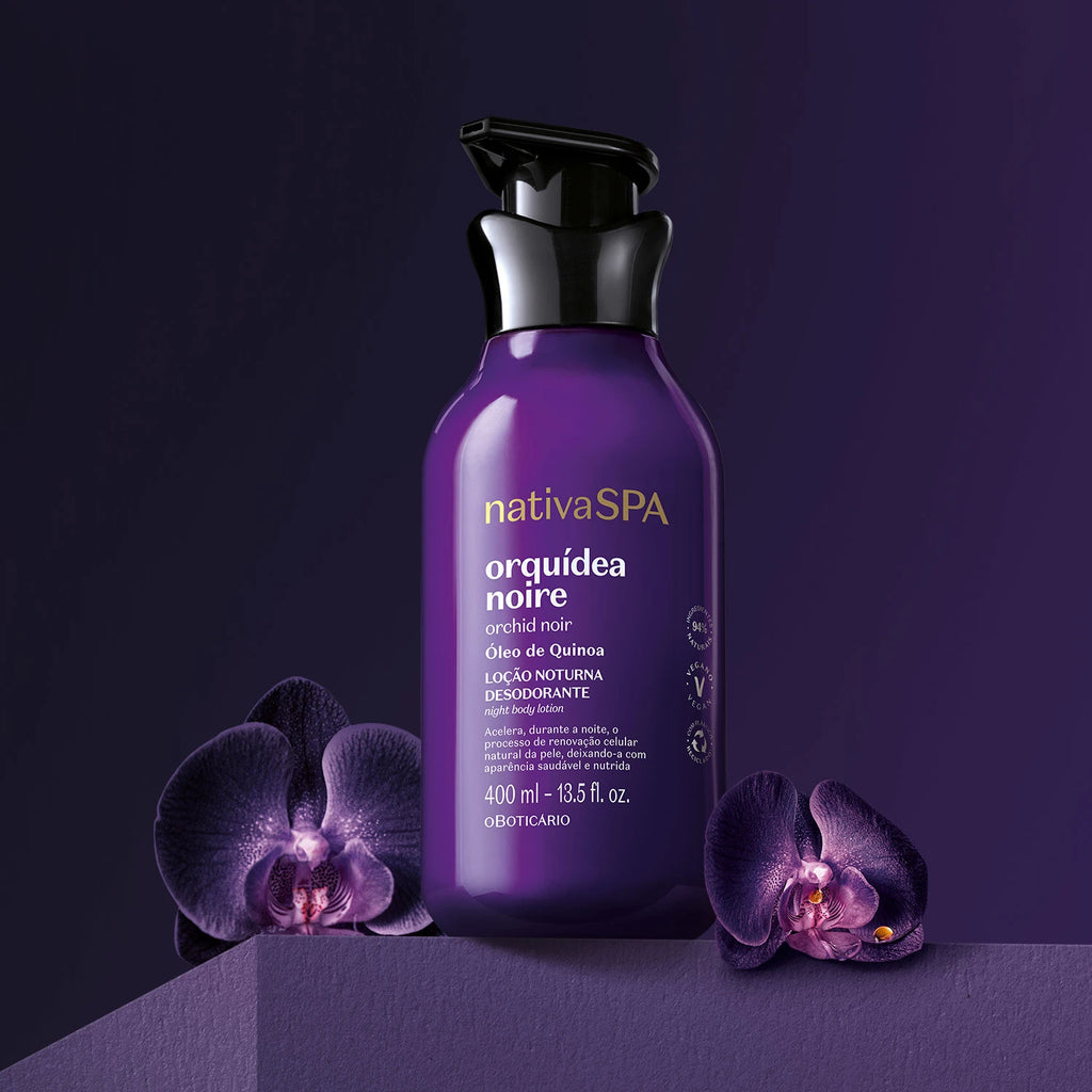 O Boticário Nativa SPA Loção Desodorante Corporal Orquídea Noire 400ml