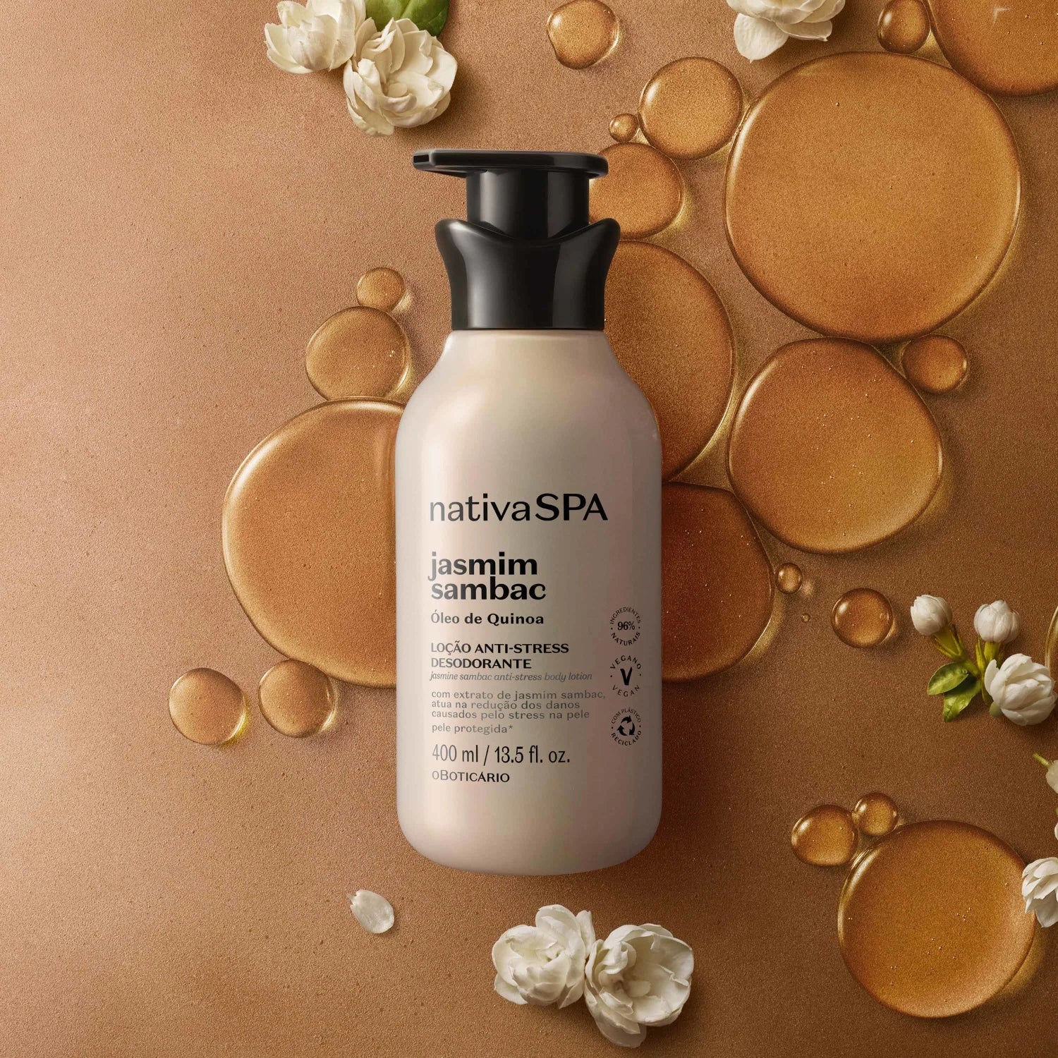 O Boticário Nativa SPA Hidratante Anti-stress Jasmim Sambac 400ml