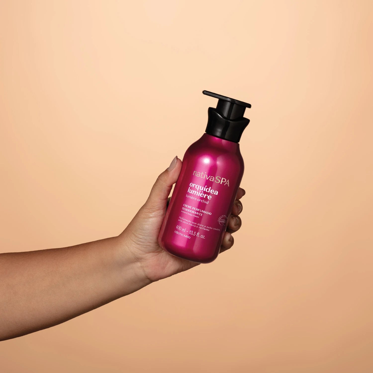 O Boticário Nativa SPA Creme Perfumado Desodorante Orquídea Lumière 400ml