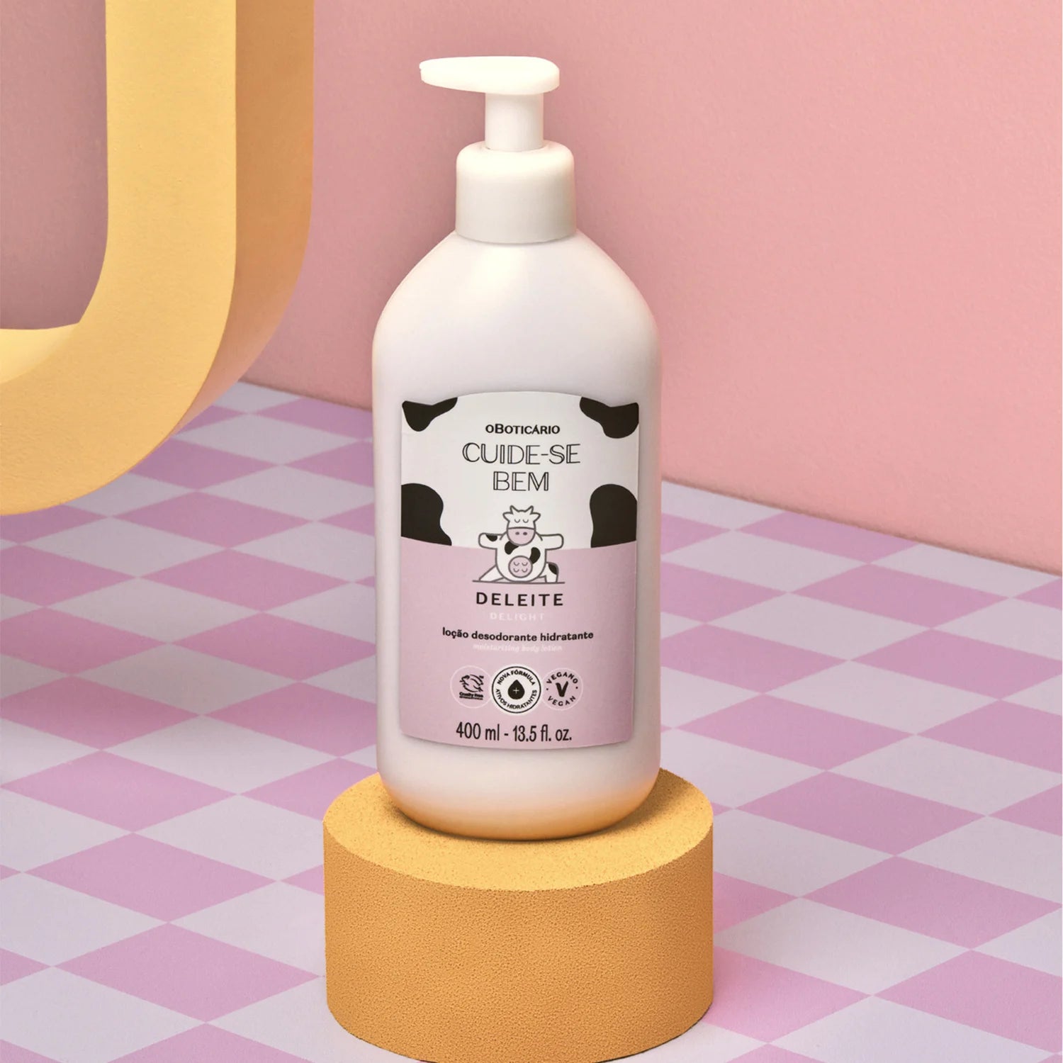 O Boticário Cuide-se Bem Deleite Loção Hidratante Desodorante Corporal 400ml