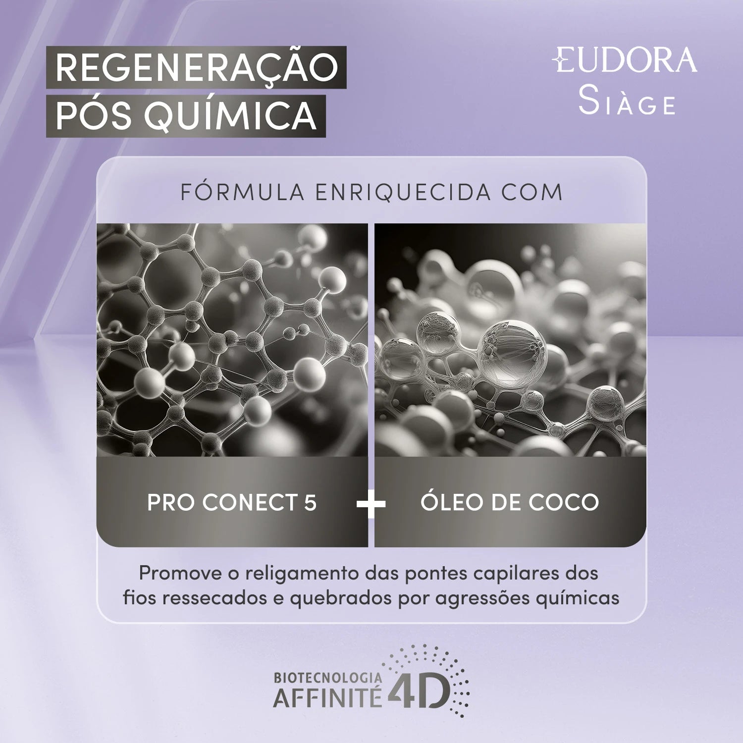 Eudora Siàge Condicionador Regeneração Pós Química 200ml