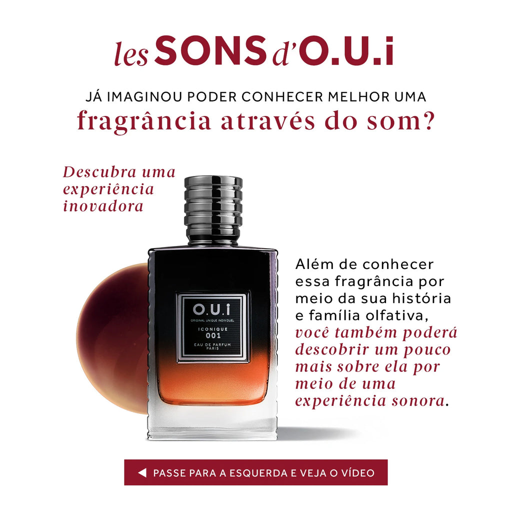 O.U.i Iconique 001 Eau de Parfum Masculino 75ml