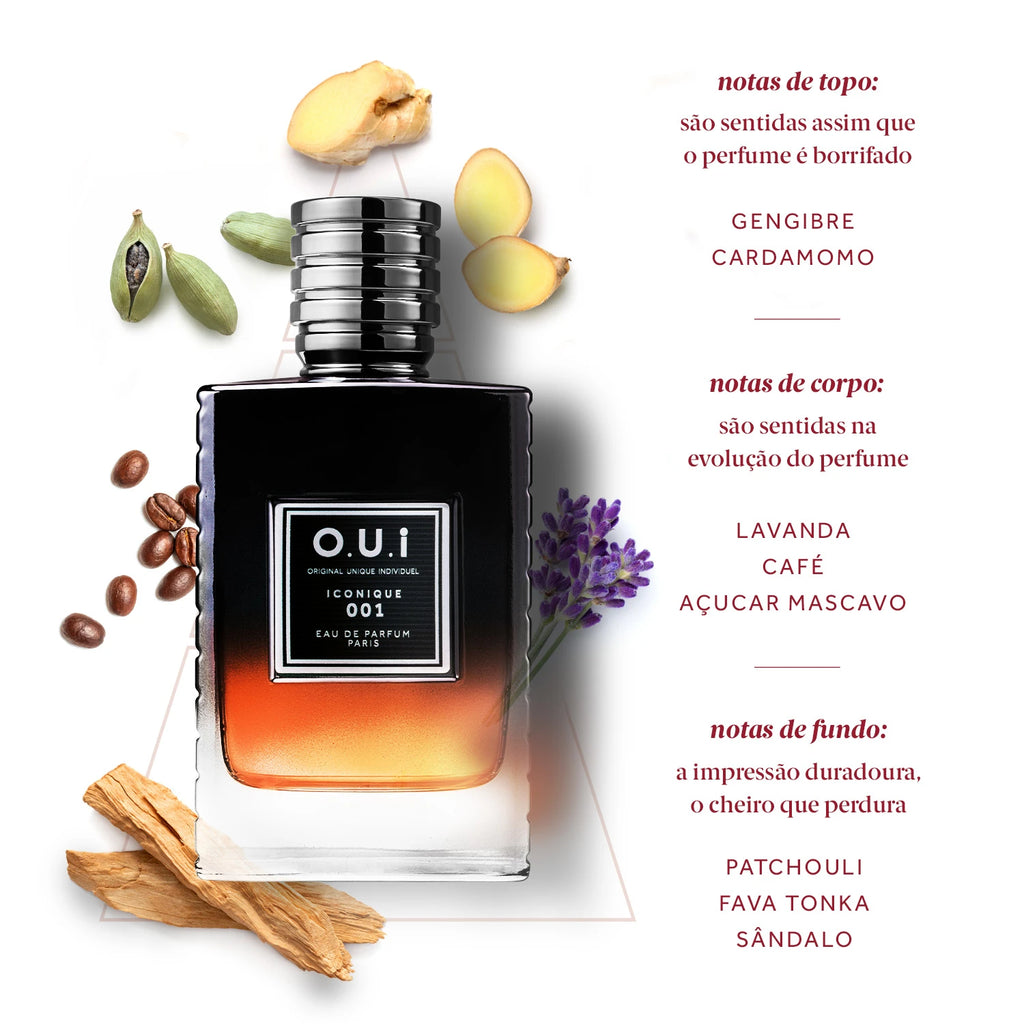 O.U.i Iconique 001 Eau de Parfum Masculino 75ml