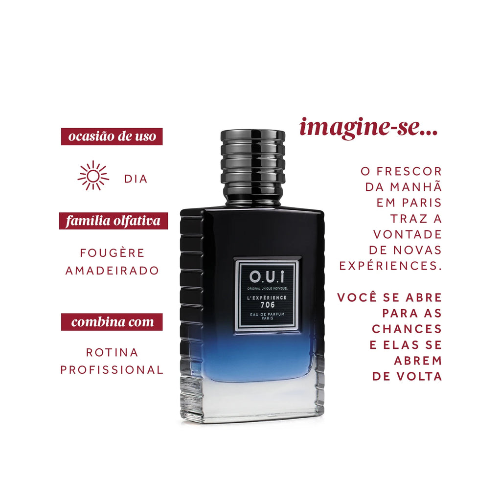 O.U.i L'Expérience 706 Eau de Parfum Masculino 75ml