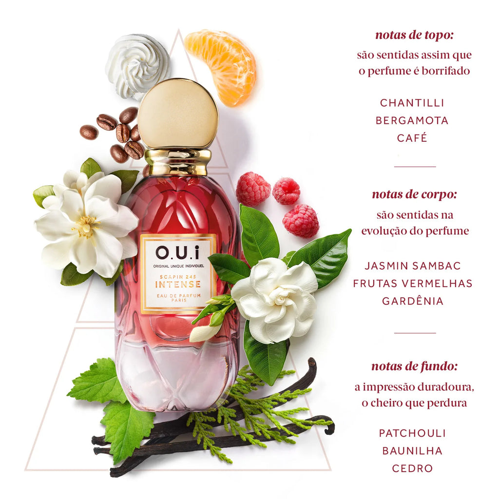 O.U.i Scapin 245 Intense Eau De Parfum Feminino 75ml