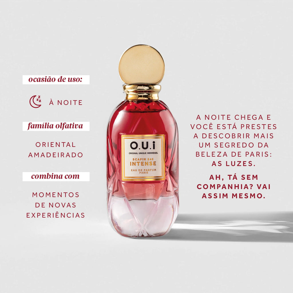 O.U.i Scapin 245 Intense Eau De Parfum Feminino 75ml