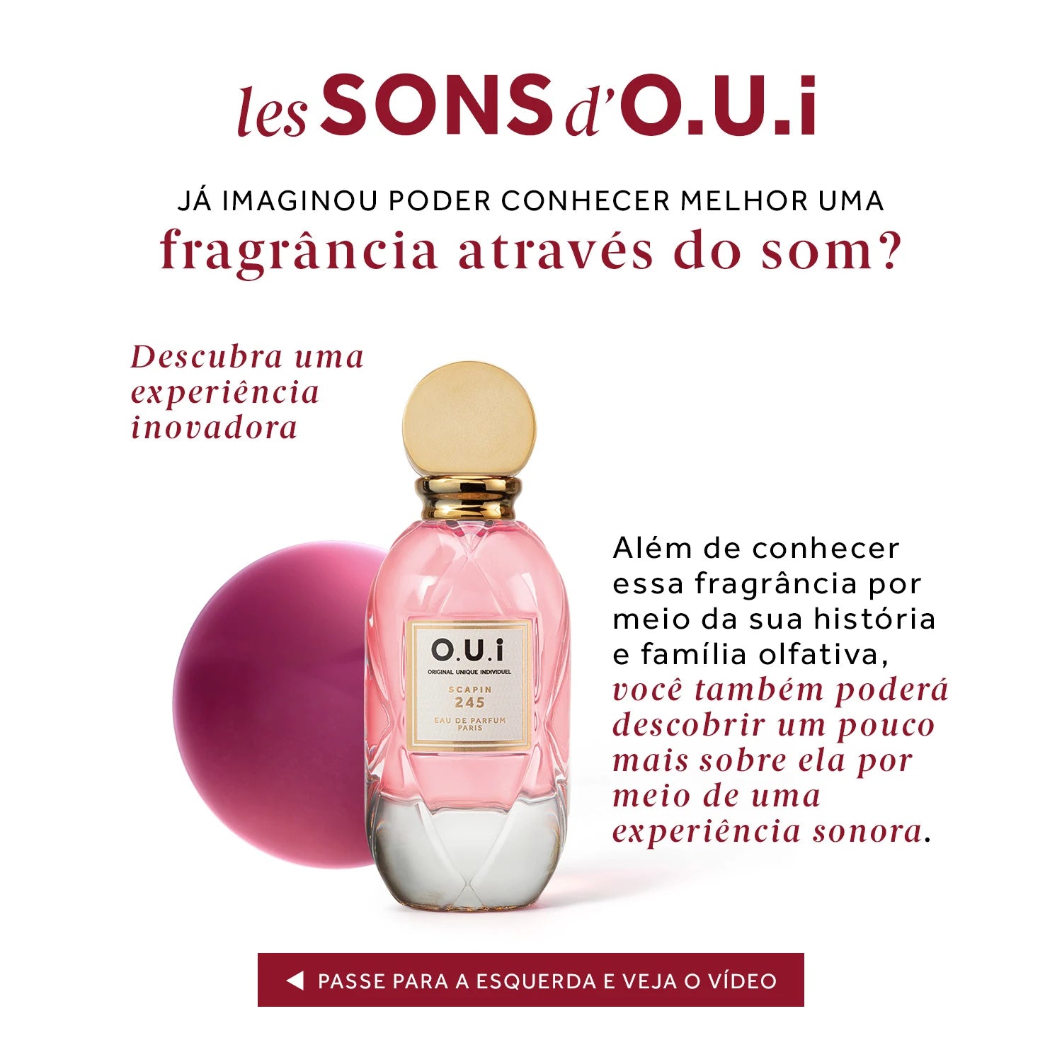 O.U.i Scapin 245 Eau de Parfum Feminino 75ml