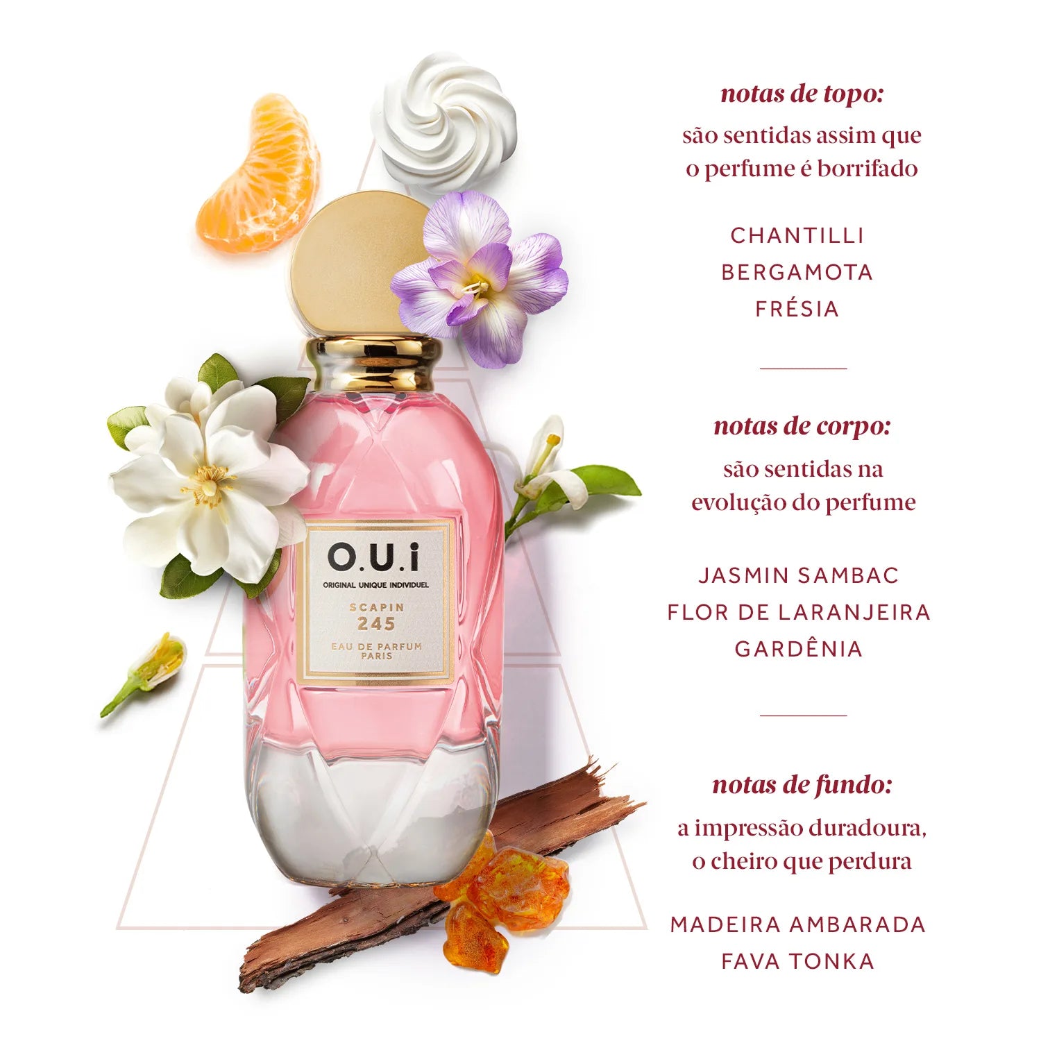 O.U.i Scapin 245 Eau de Parfum Feminino 75ml
