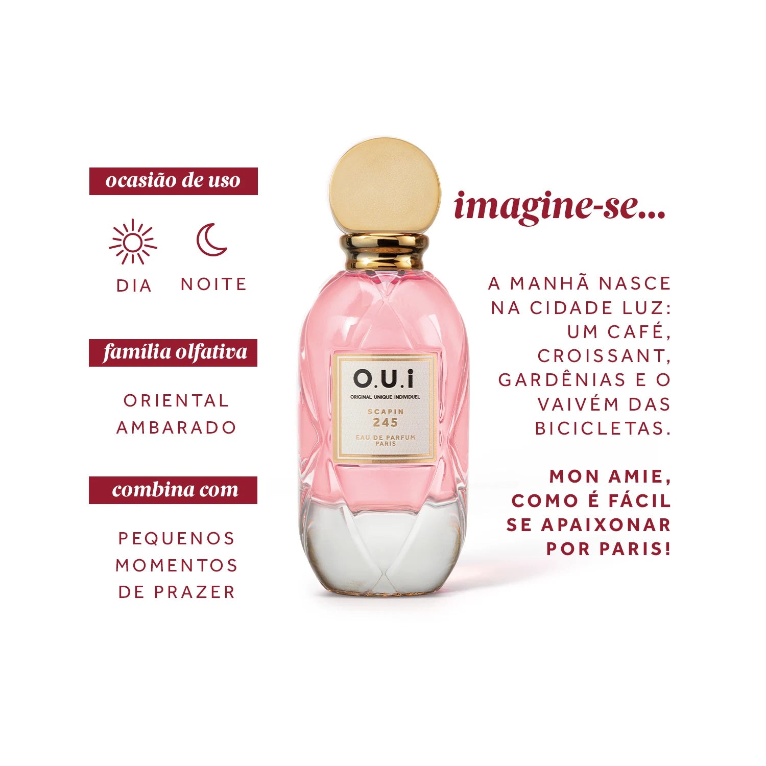 O.U.i Scapin 245 Eau de Parfum Feminino 75ml