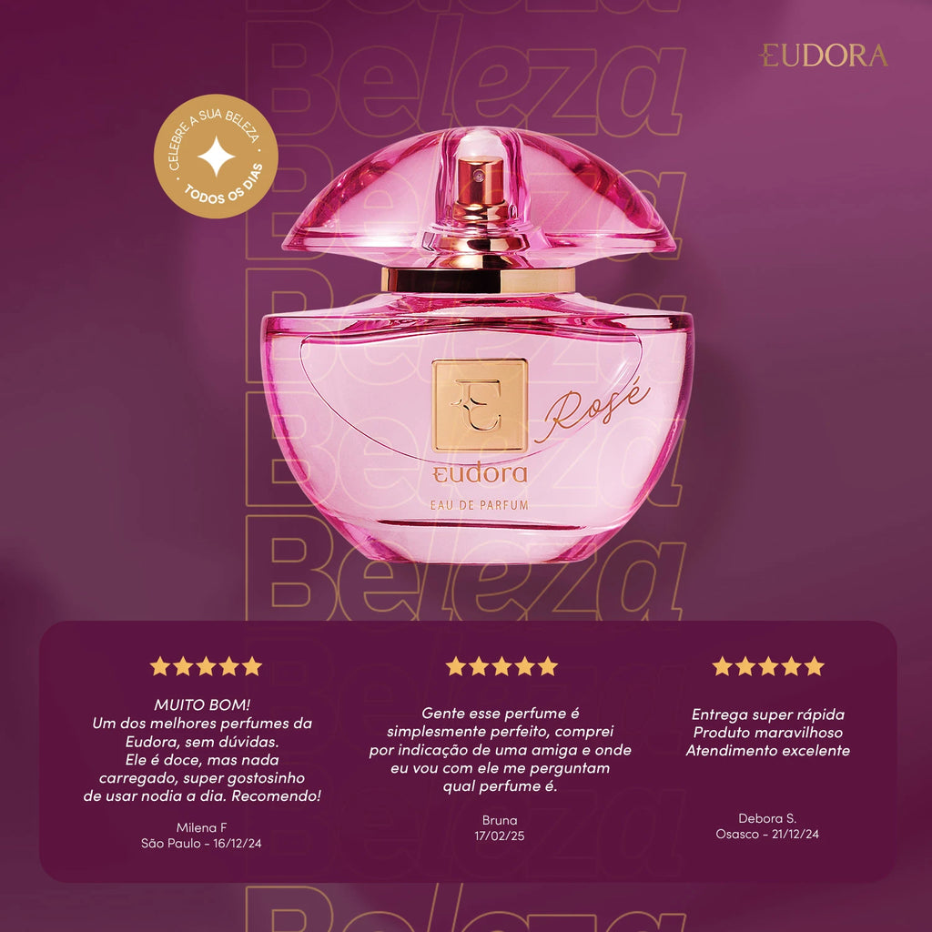 Eudora Rose Eau De Parfum Feminino 75ml