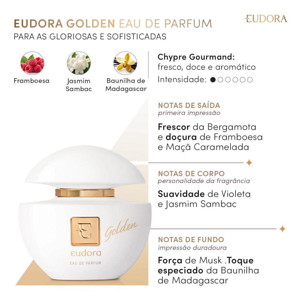 Eudora Golden Eau de Parfum Feminino 75ml