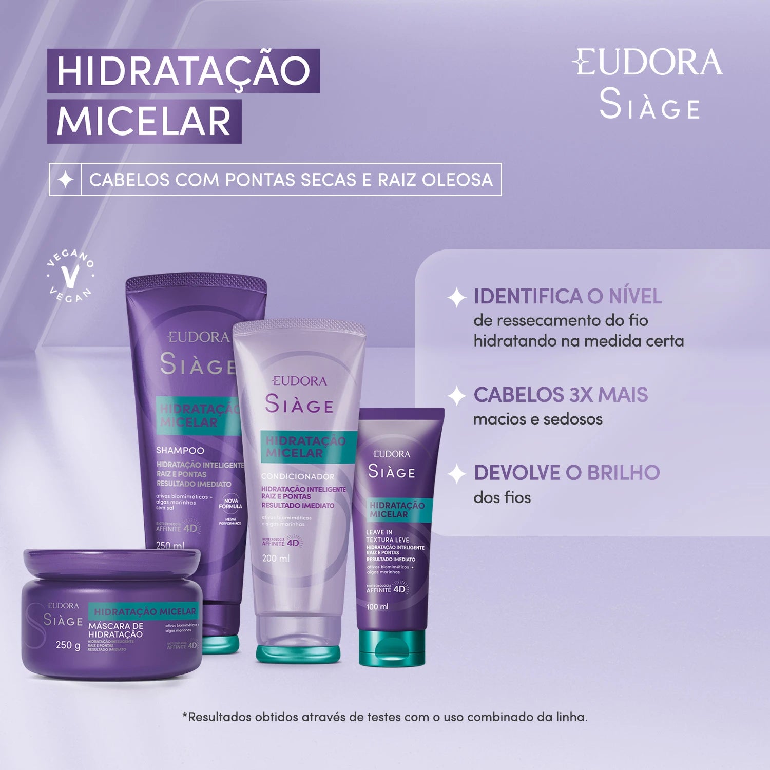 Eudora Siàge Condicionador Hidratação Micelar 250ml